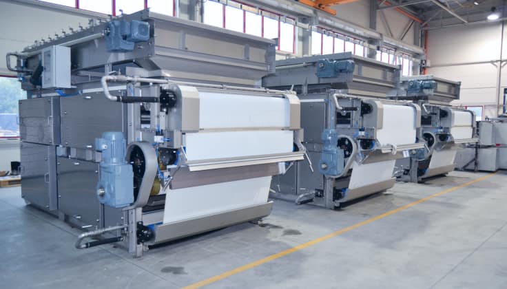 Ленточные фильтры, фильтр-прессы